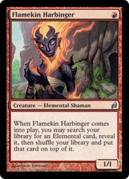 画像1: 【ENG】【Foil】《炎族の先触れ/Flamekin Harbinger》[LRW] (1)