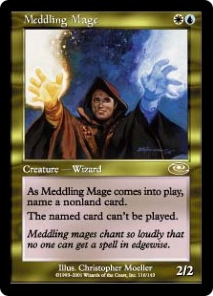 画像1: 【ENG】《翻弄する魔道士/Meddling Mage》[PLS] (1)