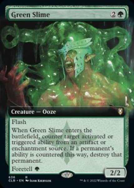 画像1: 【ENG】■拡張アート■《グリーン・スライム/Green Slime》[CLB] (1)