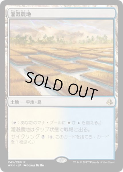 画像1: 【JPN】【Foil】《灌漑農地/Irrigated Farmland》[AKH] (1)