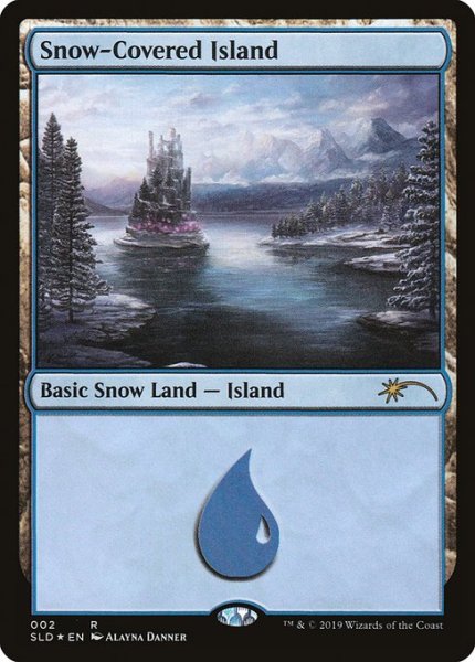 画像1: 【ENG】【Foil】《冠雪の島/Snow-Covered Island》(002)[Secret Lair] (1)