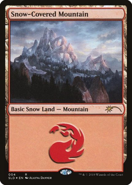 画像1: 【ENG】【Foil】《冠雪の山/Snow-Covered Mountain》[Secret Lair] (1)