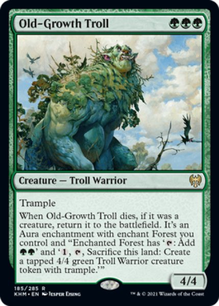 画像1: 【ENG】《老樹林のトロール/Old-Growth Troll》[KHM] (1)