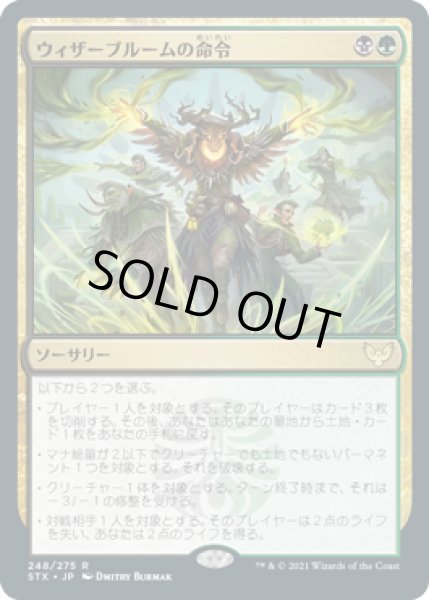 画像1: 【JPN】【Foil】《ウィザーブルームの命令/Witherbloom Command》[STX] (1)