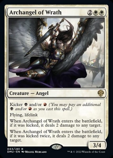 画像1: 【ENG】《怒りの大天使/Archangel of Wrath》[DMU] (1)