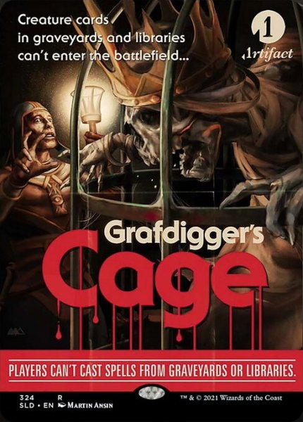 画像1: 【ENG】■ボーダーレス■《墓掘りの檻/Grafdigger's Cage》[Secret Lair] (1)