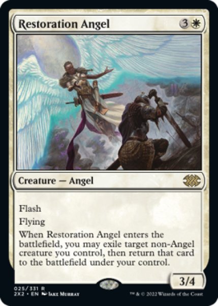 画像1: 【ENG】【Foil】《修復の天使/Restoration Angel》[2X2] (1)