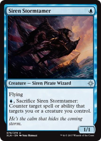 画像1: 【ENG】《セイレーンの嵐鎮め/Siren Stormtamer》[XLN] (1)