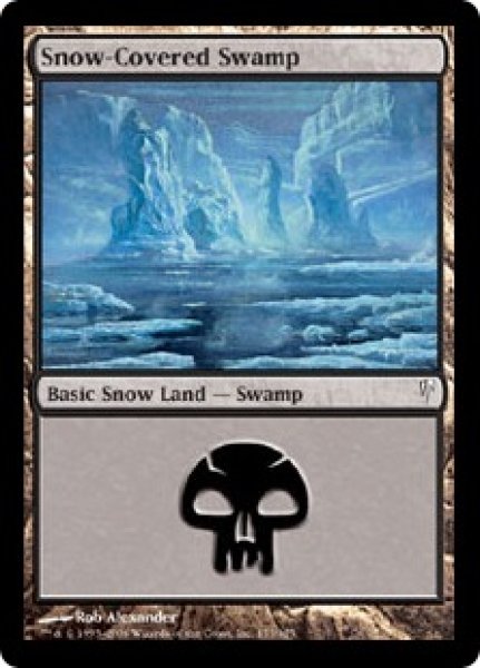 画像1: 【ENG】《冠雪の沼/Snow-Covered Swamp》[CSP] (1)