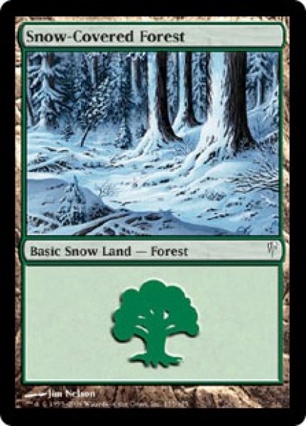 画像1: 【ENG】【Foil】《冠雪の森/Snow-Covered Forest》[CSP] (1)