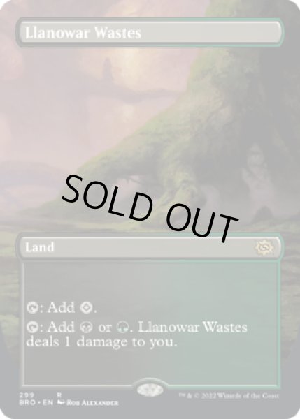 画像1: 【ENG】■ボーダーレス■《ラノワールの荒原/Llanowar Wastes》[BRO] (1)