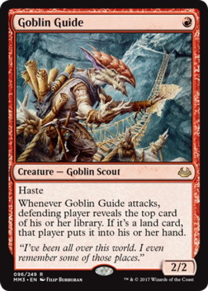 画像1: 【ENG】【Foil】《ゴブリンの先達/Goblin Guide》[MM3] (1)
