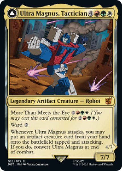 画像1: 【ENG】【Foil】《戦術家、ウルトラマグナス/Ultra Magnus, Tactician》[BOT] (1)