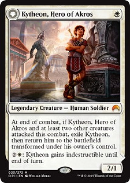 画像1: 【ENG】《アクロスの英雄、キテオン/Kytheon, Hero of Akros》[ORI] (1)