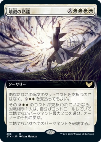 画像1: 【JPN】【Foil】■拡張アート■《壊滅の熟達/Devastating Mastery》[STX] (1)