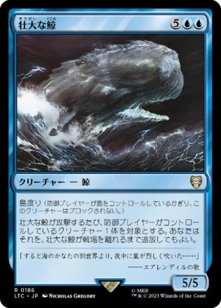 画像1: 【JPN】《壮大な鯨/Colossal Whale》[LTC] (1)