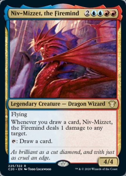 画像1: 【ENG】《火想者ニヴ＝ミゼット/Niv-Mizzet, the Firemind》[C20] (1)