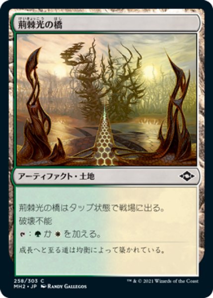 画像1: 【JPN】【Foil】《荊棘光の橋/Thornglint Bridge》[MH2] (1)