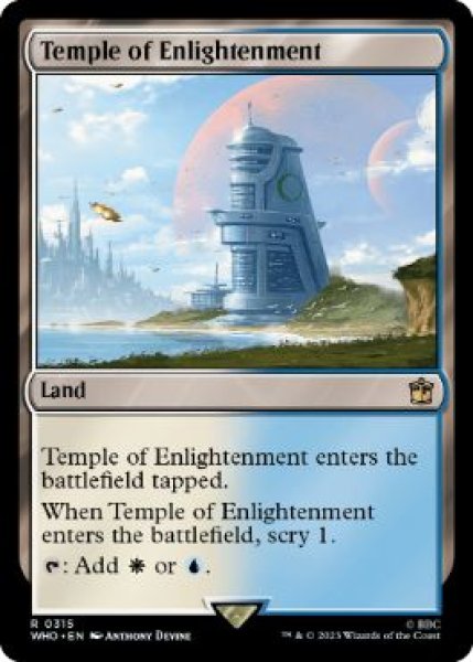 画像1: 【ENG】【Foil】《啓蒙の神殿/Temple of Enlightenment》[WHO] (1)