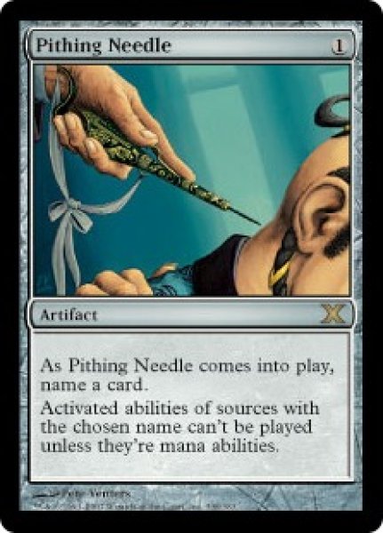 画像1: 【ENG】【Foil】《真髄の針/Pithing Needle》[10ED] (1)
