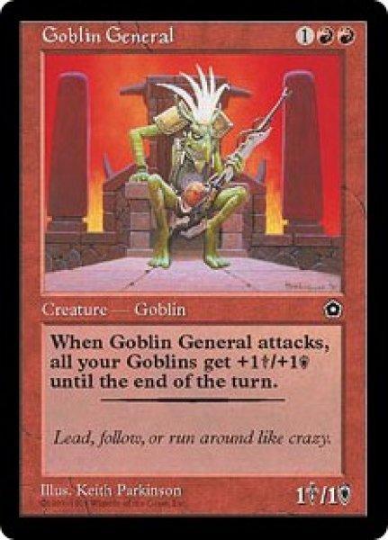 画像1: 【ENG】《ゴブリンの将軍/Goblin General》[PO2] (1)