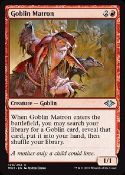画像1: 【ENG】《ゴブリンの女看守/Goblin Matron》[MH1] (1)