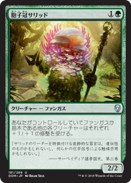 画像1: 【JPN】【Foil】《胞子冠サリッド/Sporecrown Thallid》[DOM] (1)