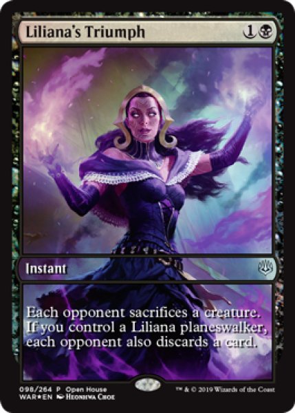 画像1: 【ENG】【Foil】《リリアナの勝利/Liliana's Triumph》[Open House] (1)