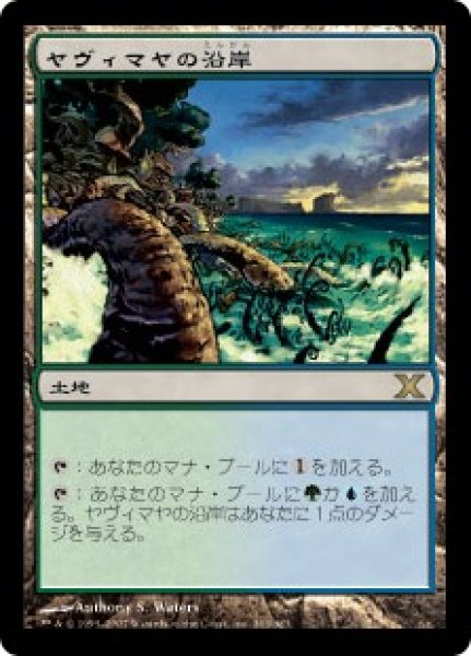 画像1: 【JPN】【Foil】《ヤヴィマヤの沿岸/Yavimaya Coast》[10ED] (1)