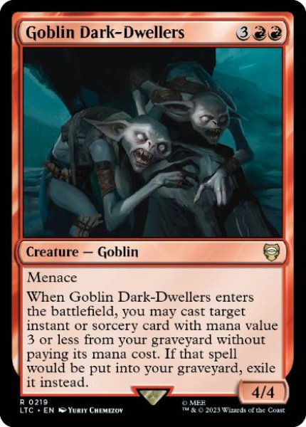 画像1: 【ENG】《ゴブリンの闇住まい/Goblin Dark-Dwellers》[LTC] (1)
