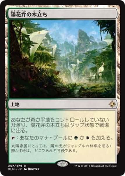 画像1: 【JPN】【Foil】《陽花弁の木立ち/Sunpetal Grove》[XLN] (1)