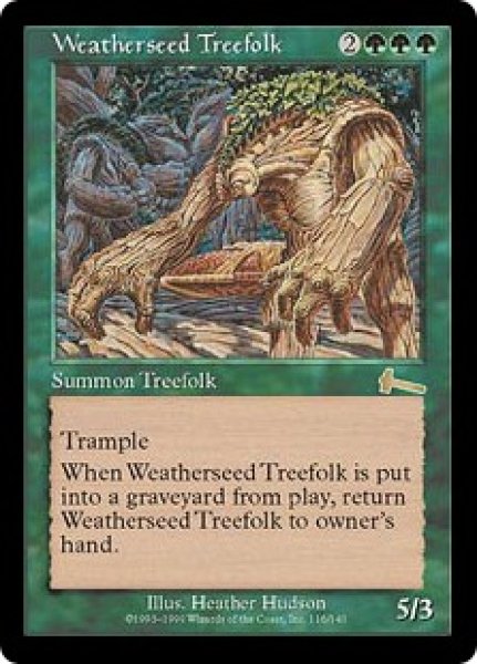 画像1: 【JPN】【Foil】《ウェザーシード・ツリーフォーク/Weatherseed Treefolk》[ULG] (1)
