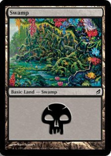 画像1: 【ENG】【Foil】《沼/Swamp》(291)[LRW] (1)
